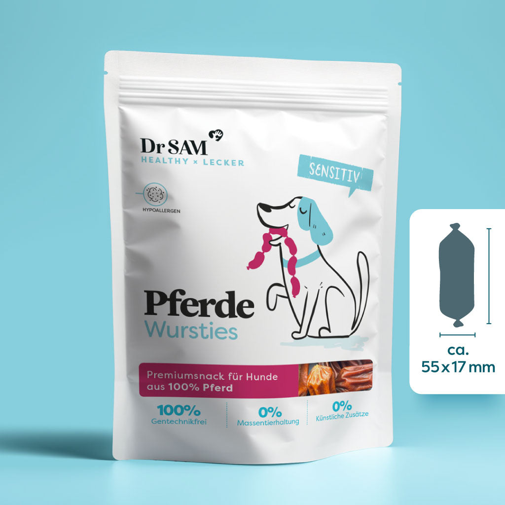 Wursties de caballo para perros