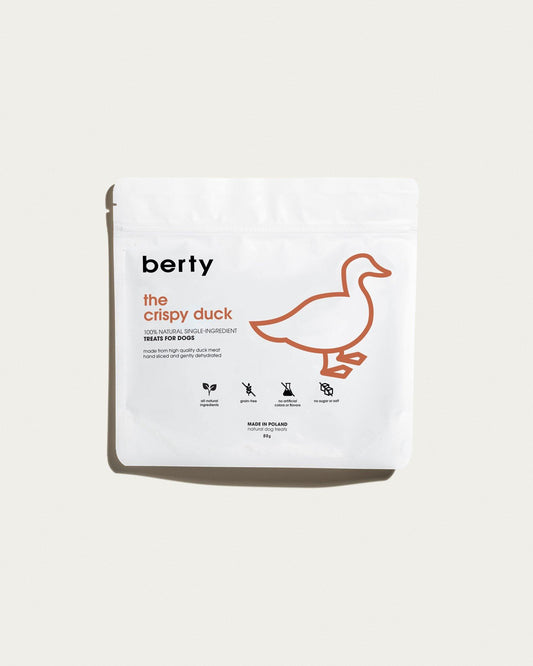 The crispy duck treats for dogs