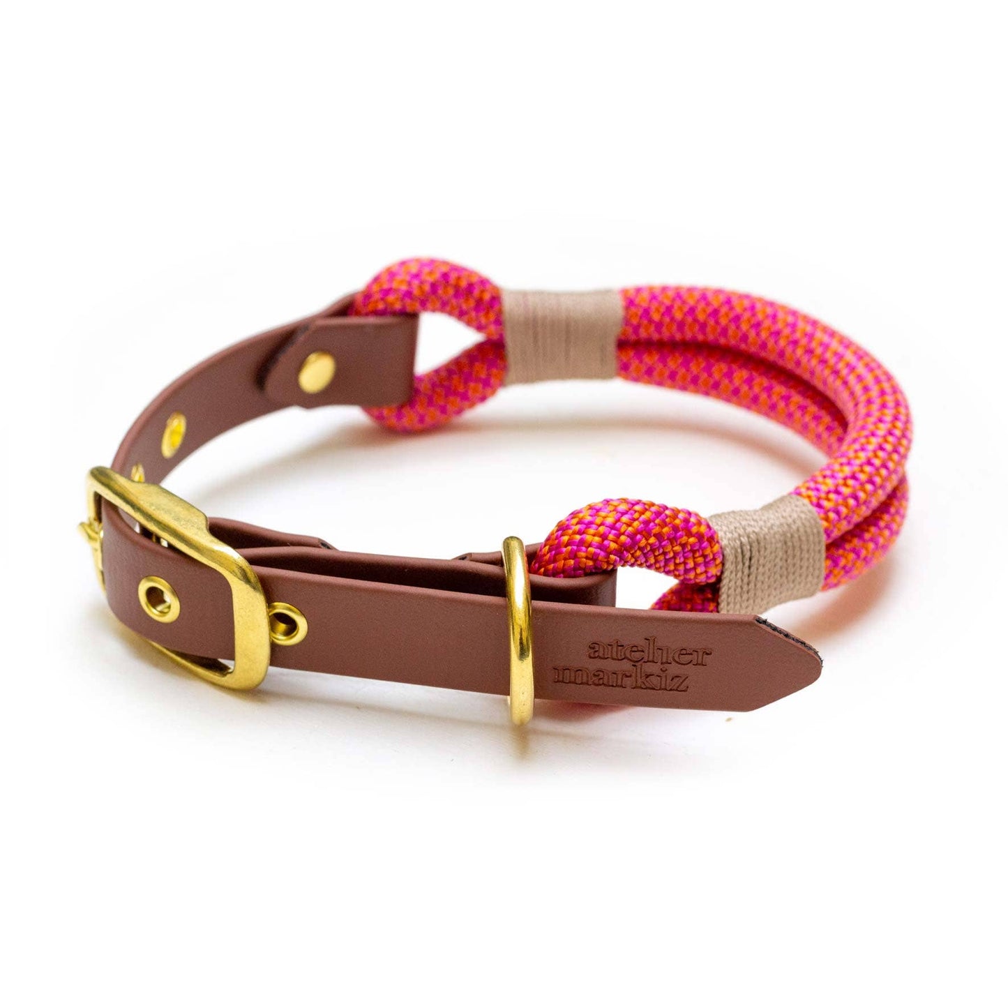 Rope dog collar