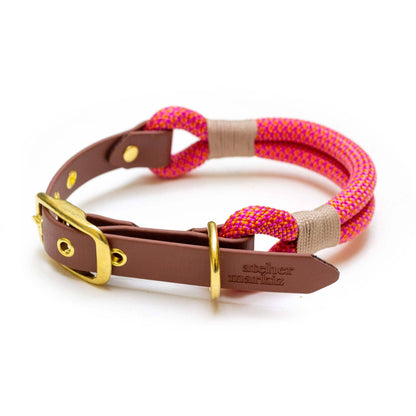 Rope dog collar