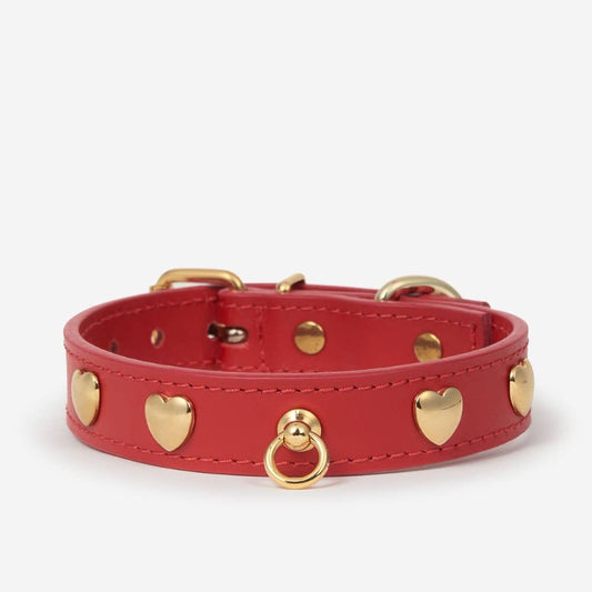 Nara necklace with red studs