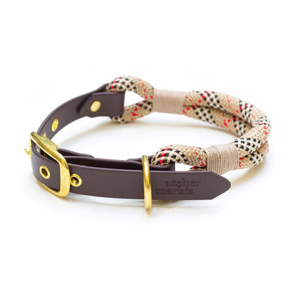 Rope dog collar