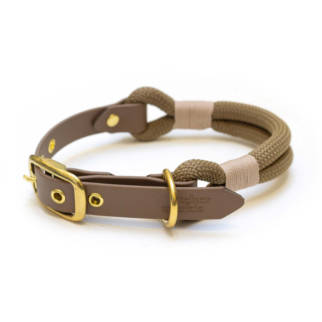 Rope dog collar