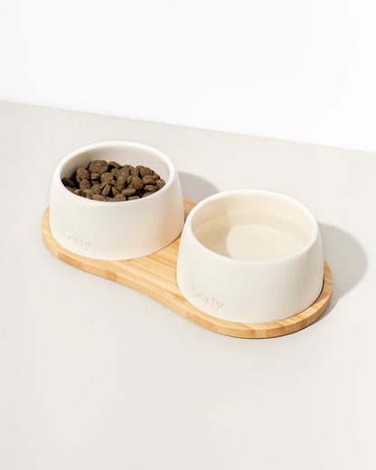 The mini dining set - bowls & tray set - Butter biscuits